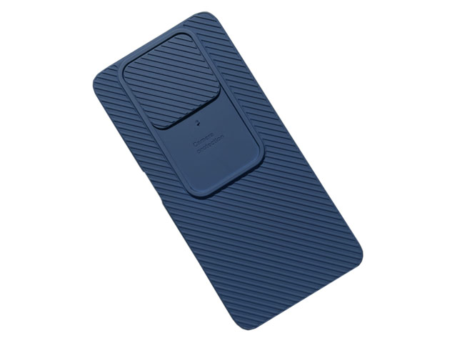Чехол Yotrix DefenseCam 2 для Xiaomi Redmi Note 9T (темно-синий, гелевый)