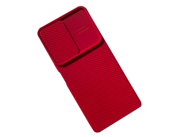 Чехол Yotrix DefenseCam 2 для Xiaomi Redmi Note 10 pro (красный, гелевый)