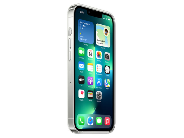 Чехол Yotrix Clear case для Apple iPhone 13 pro max (прозрачный, гелевый, MagSafe)