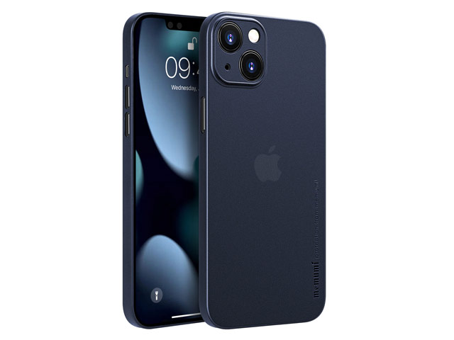Чехол memumi Slim case для Apple iPhone 13 (темно-синий, пластиковый)