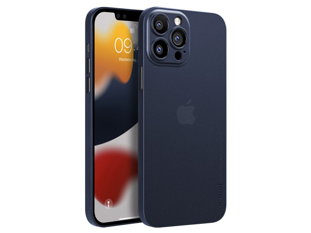 Чехол memumi Slim case для Apple iPhone 13 pro (темно-синий, пластиковый)