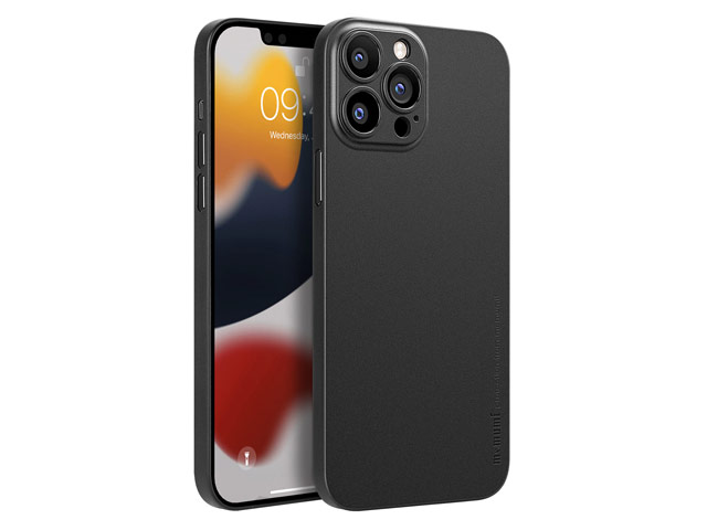 Чехол memumi Slim case для Apple iPhone 13 pro (черный, пластиковый)
