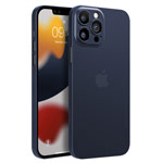 Чехол memumi Slim case для Apple iPhone 13 pro max (темно-синий, пластиковый)