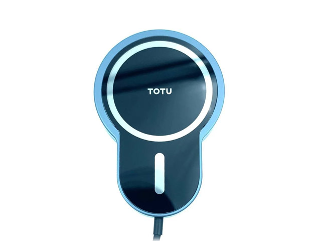 Беспроводное зарядное устройство Totu Speed Series CACW-051 (черное, автомобильное, Fast Charge, 15W, MagSafe)