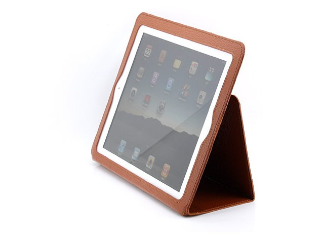 Чехол YooBao Leather case для Apple iPad 2 (кожаный, коричневый)