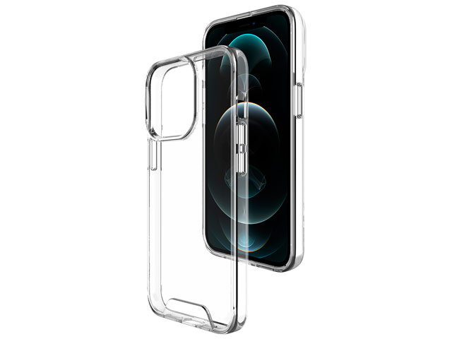 Чехол Space Military Standart case для Apple iPhone 13 pro max (прозрачный, композитный)