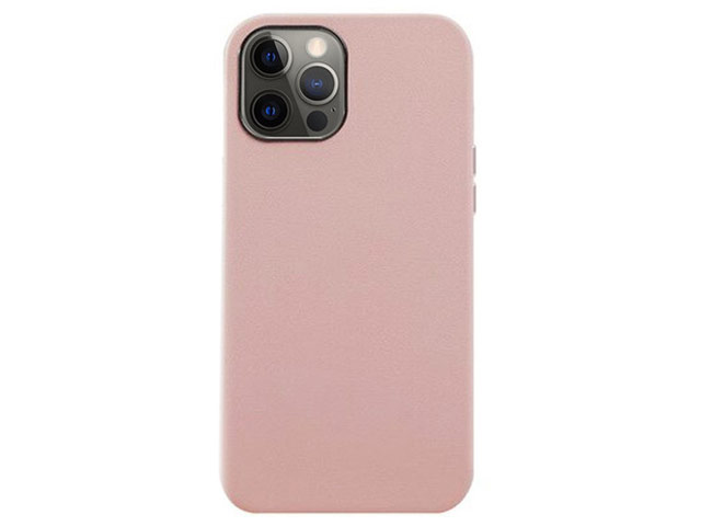 Чехол K-Doo Noble Collection для Apple iPhone 13 pro max (розовый, кожаный)