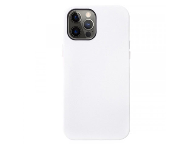 Чехол K-Doo Noble Collection для Apple iPhone 13 pro max (белый, кожаный)