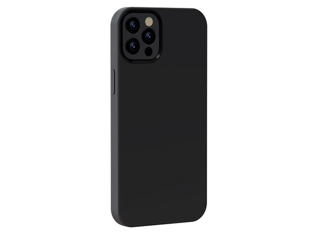 Чехол Devia Nature case для Apple iPhone 13 pro max (черный, силиконовый)