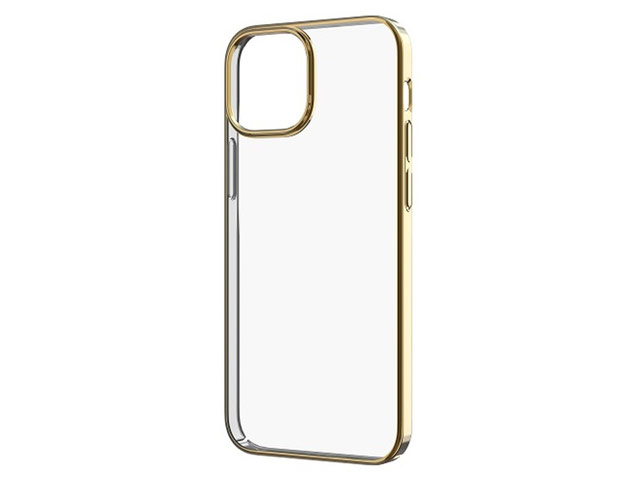 Чехол Devia Glimmer case для Apple iPhone 13 pro (золотистый, пластиковый)