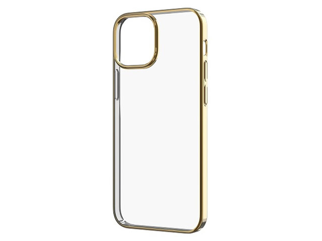 Чехол Devia Glimmer case для Apple iPhone 13 (золотистый, пластиковый)