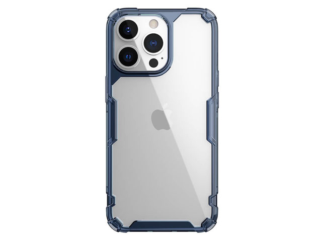 Чехол Nillkin Nature Pro case для Apple iPhone 13 pro max (синий, композитный)