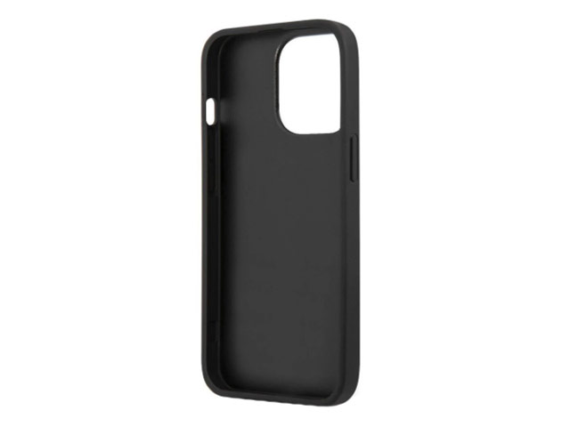 Чехол Karl Lagerfeld Saffiano Ikonik Patch для Apple iPhone 13 pro (черный, кожаный)