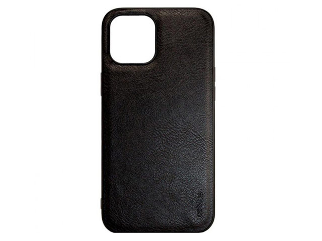 Чехол Coblue Leather Case для Apple iPhone 13 (черный, кожаный)