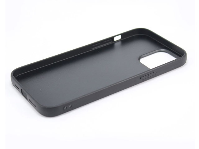 Чехол Coblue Leather Case для Apple iPhone 13 (черный, кожаный)