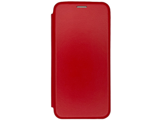 Чехол Yotrix FolioCase Plain для Samsung Galaxy A03s (красный, кожаный)