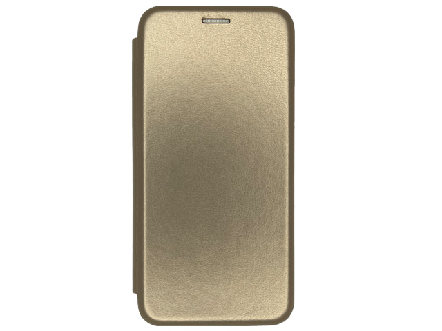 Чехол Yotrix FolioCase Plain для Samsung Galaxy A03s (золотистый, кожаный)