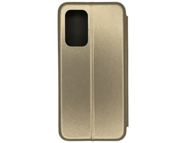 Чехол Yotrix FolioCase Plain для Samsung Galaxy A03s (золотистый, кожаный)