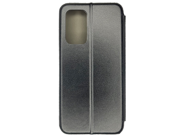 Чехол Yotrix FolioCase Plain для Samsung Galaxy A03s (черный, кожаный)