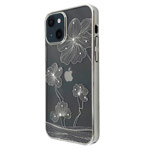 Чехол Devia Crystal Flora для Apple iPhone 13 (серебристый, пластиковый)