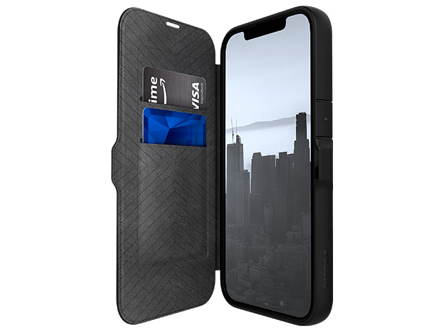 Чехол Raptic Urban Folio для Apple iPhone 13 pro max (черный, кожаный)