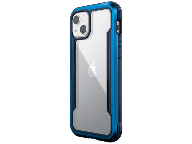 Чехол Raptic Defense Shield Pro для Apple iPhone 13 (синий, маталлический)