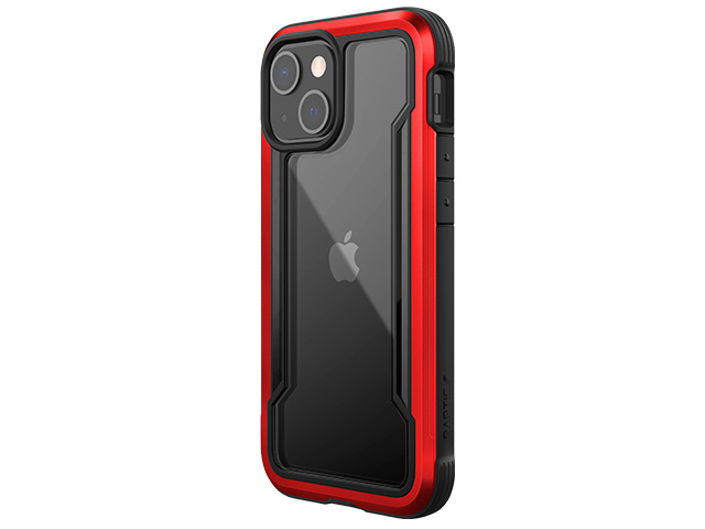 Чехол Raptic Defense Shield Pro для Apple iPhone 13 mini (красный, маталлический)