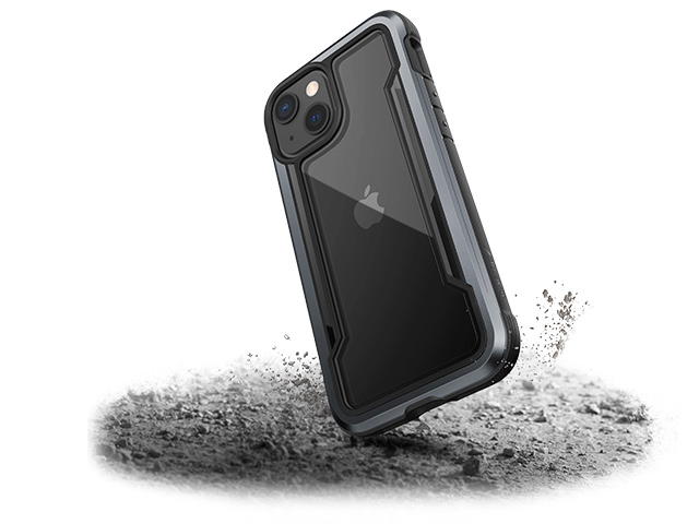 Чехол Raptic Defense Shield Pro для Apple iPhone 13 mini (черный, маталлический)