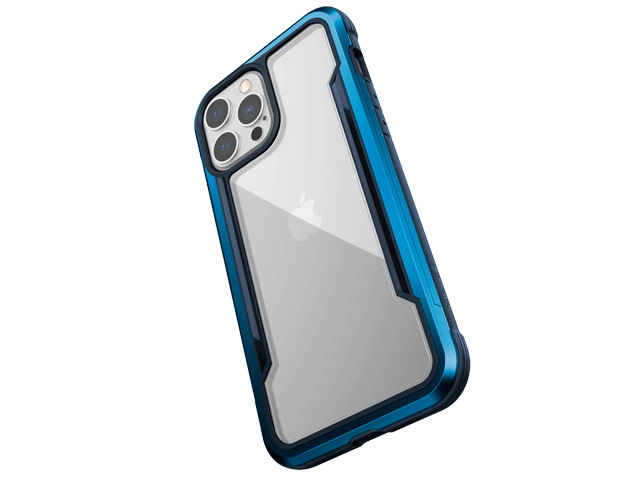 Чехол Raptic Defense Shield Pro для Apple iPhone 13 pro max (синий, маталлический)