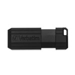 Флеш-карта Verbatim PinStripe (8Gb, USB 2.0, черная)