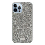 Чехол Swarovski Crystal Case для Apple iPhone 13 pro max (серебристый, гелевый)