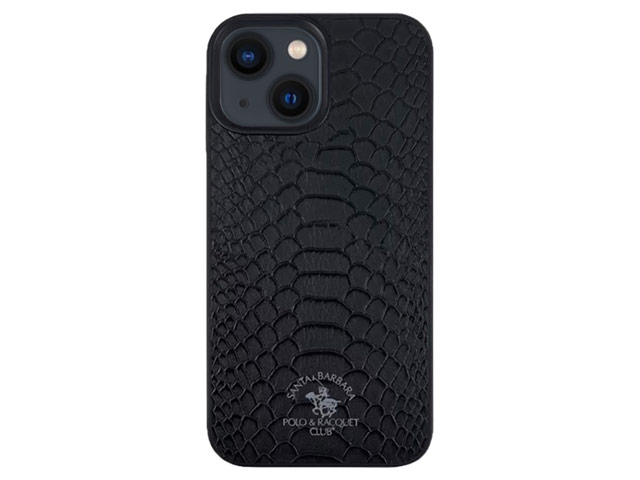 Чехол Santa Barbara Knight для Apple iPhone 13 (черный, кожаный)