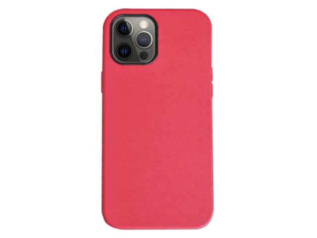 Чехол K-Doo Noble Collection для Apple iPhone 13 pro max (красный, кожаный)