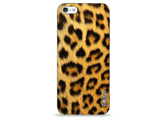 Чехол Yotrix ArtCase для Apple iPhone 5/5S (рисунок Гепард, пластиковый)