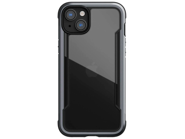 Чехол Raptic Defense Shield Pro для Apple iPhone 13 (черный, маталлический)