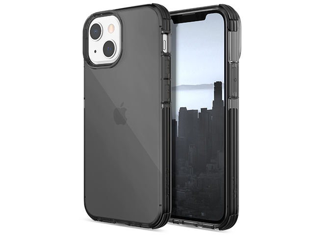 Чехол Raptic Defense Clear для Apple iPhone 13 (темно-серый, пластиковый)