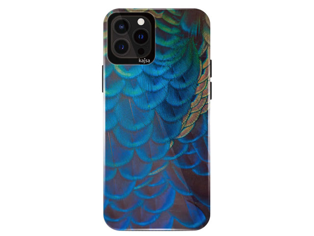 Чехол Kajsa Shield Plus Wild Series для Apple iPhone 13 pro (Peacock, пластиковый)