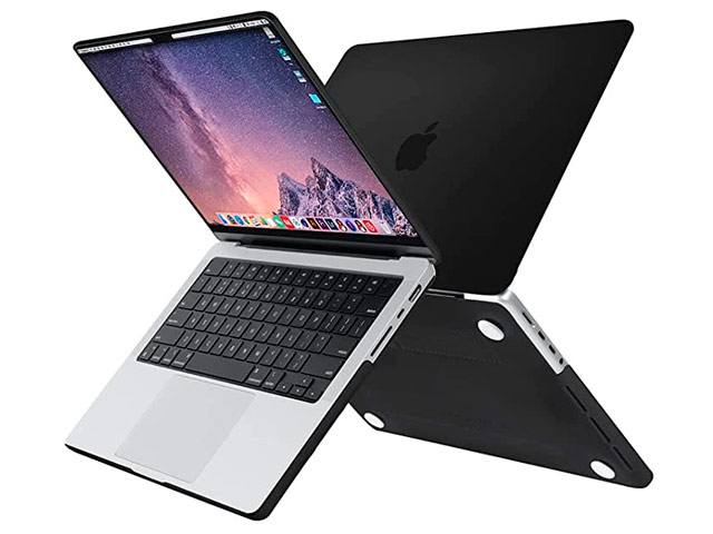 Чехол Yotrix HardCover для Apple MacBook Pro 14 (темно-серый, матовый, пластиковый)