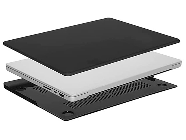 Чехол Yotrix HardCover для Apple MacBook Pro 14 (темно-серый, матовый, пластиковый)