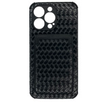 Чехол Yotrix SnapCase Holder для Apple iPhone 13 pro (Black Twist, экокожа)