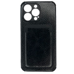 Чехол Yotrix SnapCase Holder для Apple iPhone 13 pro max (Black Snake, экокожа)