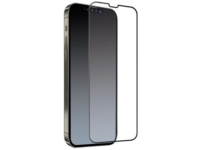 Защитное стекло Yotrix 3D Advance Glass Protector для Apple iPhone 13 pro max (черное)