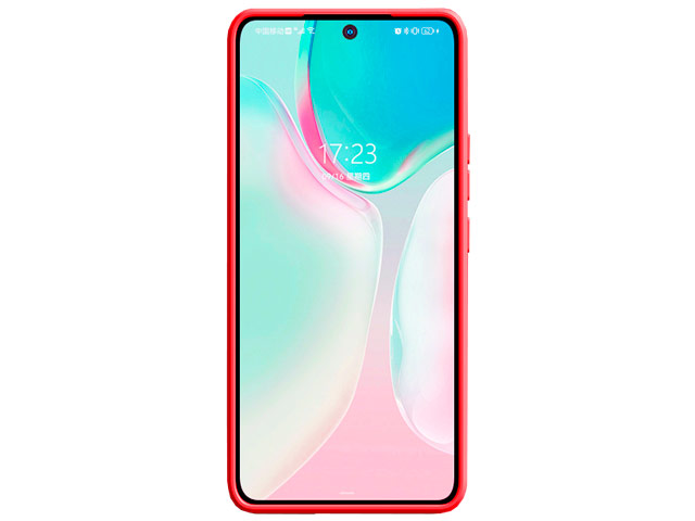 Чехол Yotrix LiquidSilicone Pro для Xiaomi Redmi 10 (красный, гелевый)