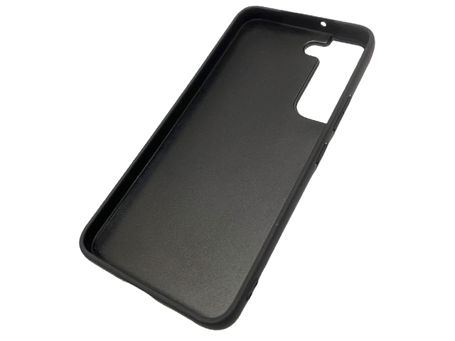 Чехол KeepHone Earl series для Samsung Galaxy S22 plus (Black Leather, кожаный)