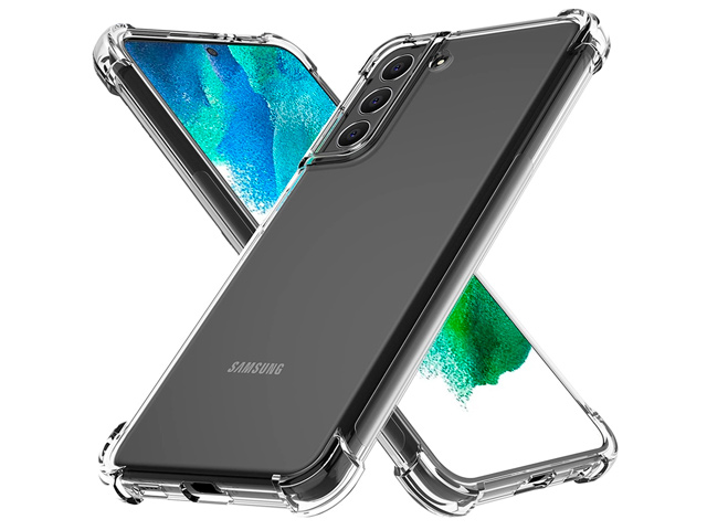 Чехол Yotrix Clear case для Samsung Galaxy S22 (прозрачный, гелевый/пластиковый)