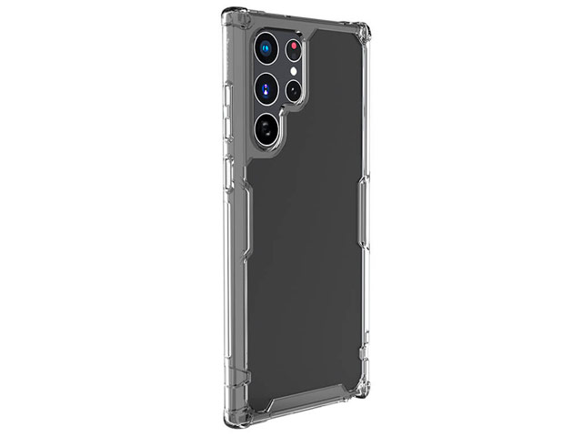 Чехол Nillkin Nature Pro case для Samsung Galaxy S22 ultra (прозрачный, композитный)