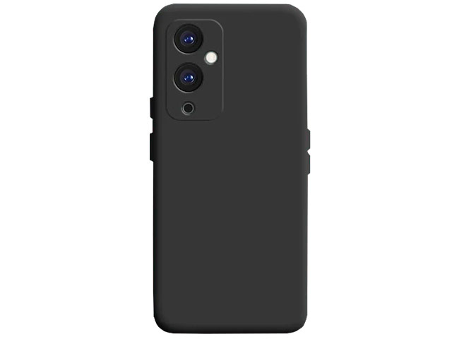 Чехол Yotrix LiquidSilicone Pro для OnePlus 9 (черный, гелевый)