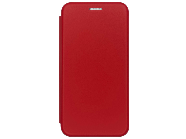 Чехол Yotrix FolioCase Plain для Samsung Galaxy A03 core (красный, кожаный)