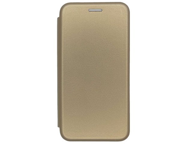 Чехол Yotrix FolioCase Plain для Samsung Galaxy A03 core (золотистый, кожаный)