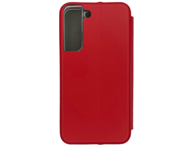 Чехол Yotrix FolioCase Plain для Samsung Galaxy S22 (красный, кожаный)